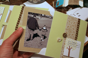 Father's Day Envelope Book - photo pocket