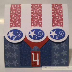 4th july card closed