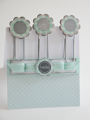 Floral Frenzy Paperclip Card