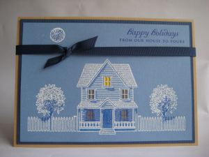 Snow house front boards