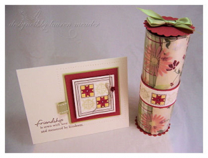 Fabric Tube Gift Set