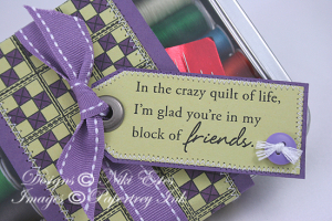 close up of tag