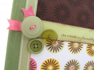 Friend Flower Notebook- Detail