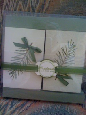 Pine sprig tags