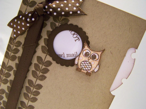 View- Master Owl Card close