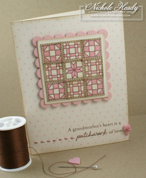 Grandmother's Quilt card