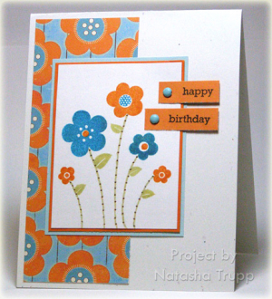 Orange & Turquoise Garden