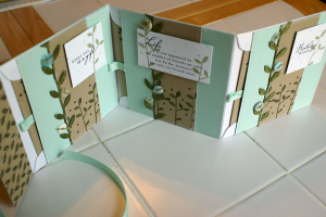 Birthday Wishes Envelope Book - Open