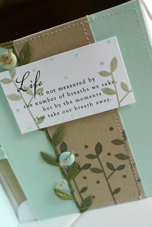 Birthday Wishes Envelope Book - Detail