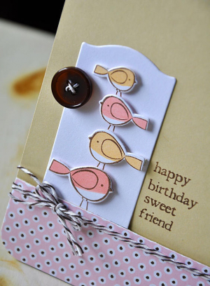 Happy Birthday Sweet Friend Detail