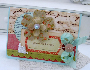 Thank You for You card