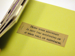 Wishes for Presents Card - inside