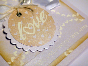 Love Happily Ever After Card - detail