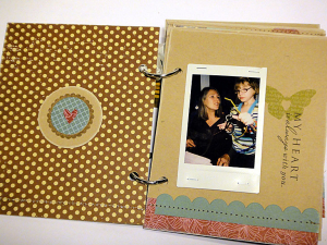 Love Lives Here Mini Book - pages 1-2