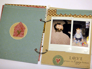 Love Lives Here Mini Book - pages 5-6