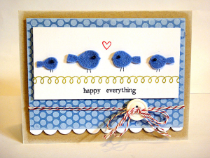 Happy Everything Birds Card