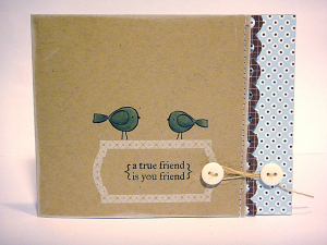Little Bitty Bird Friends Card