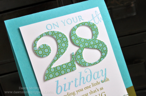 28th Birthday detail