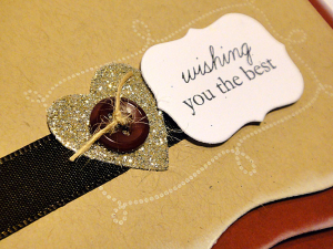 Wishing You the Best Card - detail
