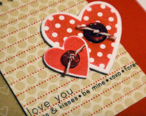 Love Note Card - detail