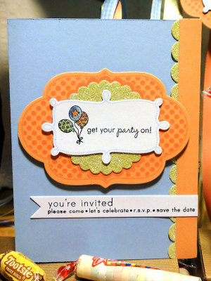 Birthday Balloons Party Invitation