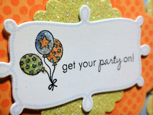 Birthday Balloons - detail