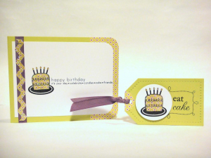 Eat Cake Card & Tag