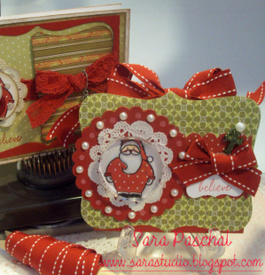 Inspired Crafters Jan 2011 Christmas Challenge Sara Paschal