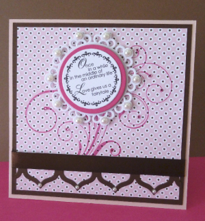 Love gives us a fairytale Anniversary Tag