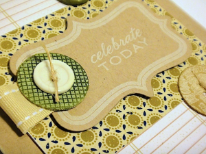 Celebrate Today Button Card - detail