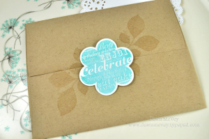 Flower Envelope Seal detail