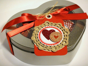 Valentine Mini Scrapbook & Tag