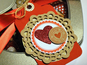 Valentine Tag detail