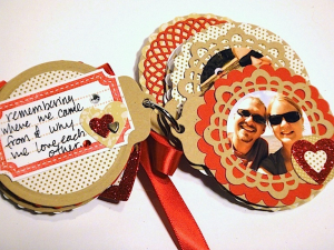 valentine Mini Scrapbook Pages