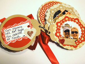 Valentine Mini Scrapbook Pages