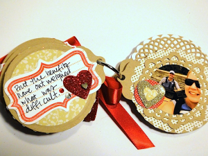 Valentine Mini Scrapbook Pages