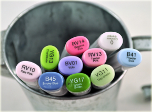 Markers used in Note of Thanks Tulips