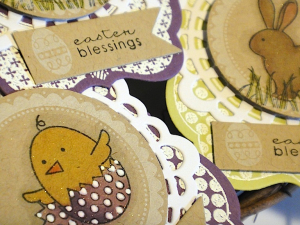 Easter Tags - detail