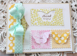 Butterfly Thank You Card