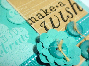 Wish & Celebrate Card - detail