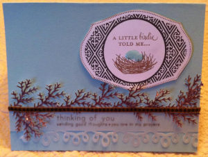 Make it Monday #2:  Vellum Sentiment Strip
