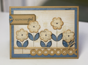 Vintage Flower Thanks