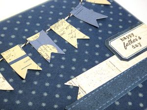 Nautical Father's Day Card - detail