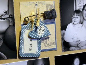 We are Family Scrapbook Page - detail