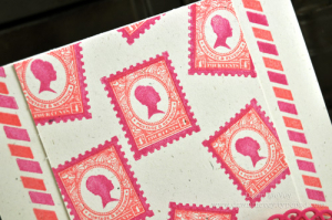 postage stamp detail