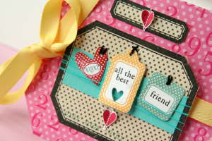 Friend card - up close