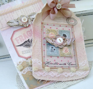 Welcome Baby Tag and Envelope