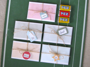 Tiny Tags note set