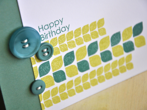 Masculine Happy Birthday Detail