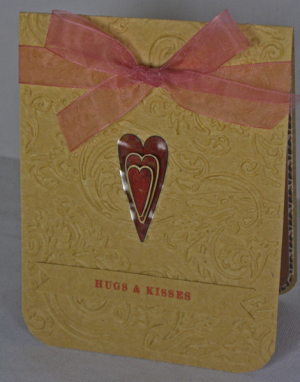 Simple embossed card